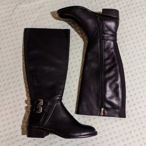 NWOT Lauren Blakwell Lydia Wide Calf Riding Boots